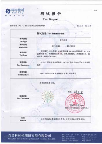 科標檢測報告 科標檢測報告